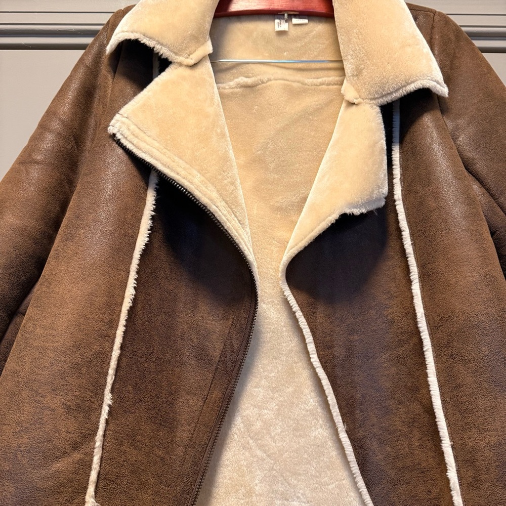 FAUX FUR LINED JACKET - Picture 7 of 8